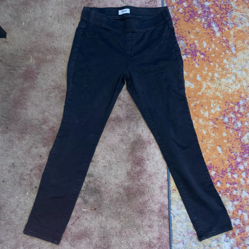 Black work jeans